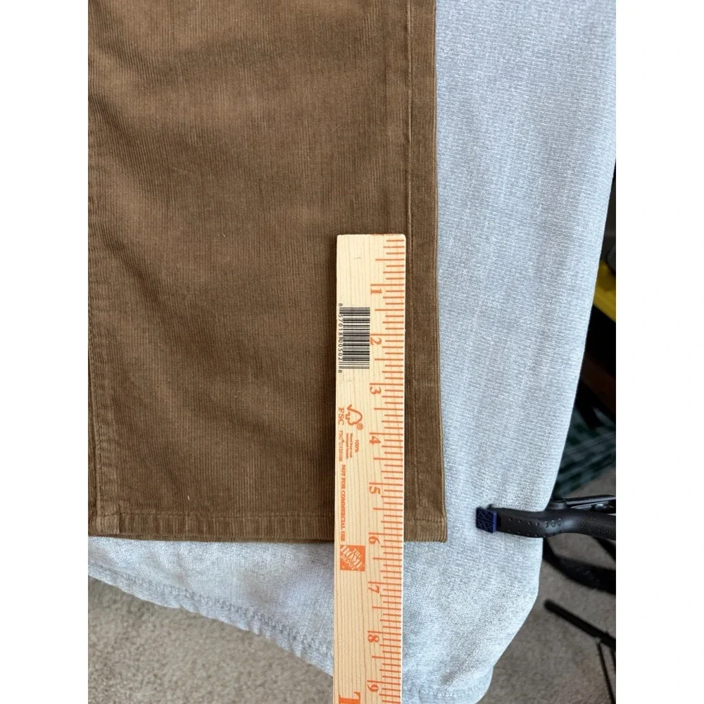 Lands' End Women's Traditional Fit 5 Pocket NWT Corduroy Pants Gold  Size 16
